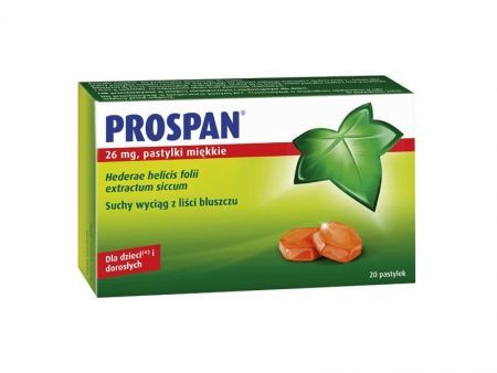 Prospan 0,026 g 20 pastylek