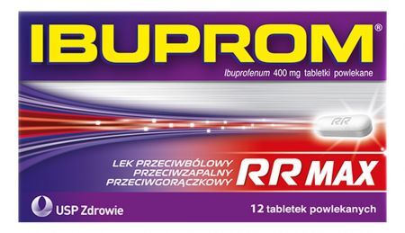 Ibuprom RR Max 400 mg tabletki powlekane 12 sztuk