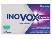 Inovox Express smak miętowy 2 mg + 0,60 mg + 1,20 mg  24 pastylki twarde