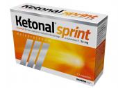 Ketonal Sprint 25 mg granulat do sporządzania roztworu doustnego 12 saszetek