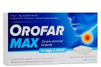 Orofar MAX 30 pastylek