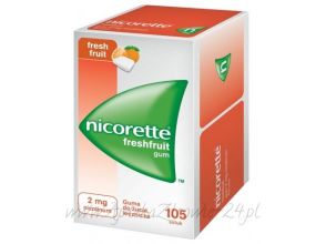 Nicorette FreshFruit Gum 2 mg x 105