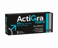 Actigra Forte 0,05 g 2 tabletki
