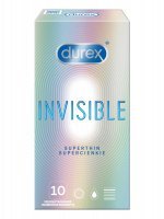 Durex INVISIBLE supercienkie prezerwatywy 10 szt.