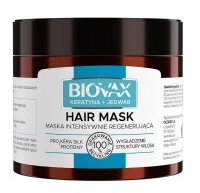 BIOVAX Keratyna + jedwab maska do włosów przesuszonych i puszących się 250 ml
