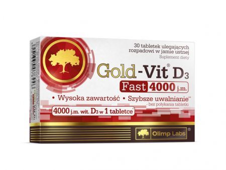OLIMP Gold-Vit D3 FAST 4000 j.m. 30 tabletek - DATA  DO 13/12/2023