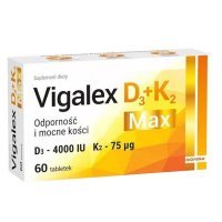 Vigalex D3 + K2 Max 60 tabletek