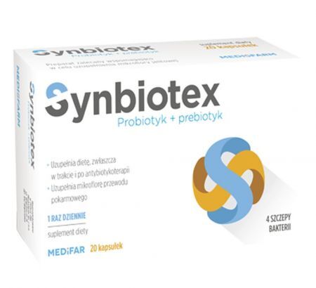 Synbiotex 20 kapsułek