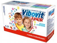 Vibovit Junior 30 saszetek o smaku truskawkowym
