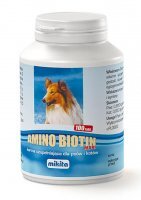 Amino-Biotin Maxi Preparat uzupełniający na sierść dla psów i kotów 100 tabletek
