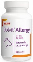 Dolfos Dolvit Allergy Preparat wspomagający zwalczanie alergii dla psów 90 tabletek