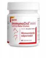 Dolfos ImmunoDol Mini Preparat wzmacniający odporność psów i kotów 60 tabletek