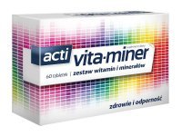 Acti Vita-miner zestaw witamin i minerałów 30 tabletek