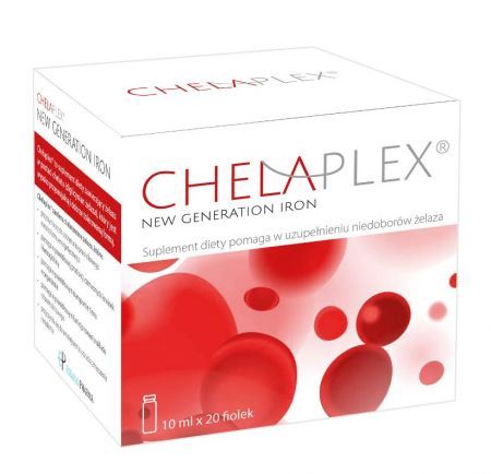 Chelaplex płyn 20 fiolek po 10 ml