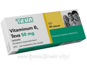 Vit. B6 50 tabletek TEVA
