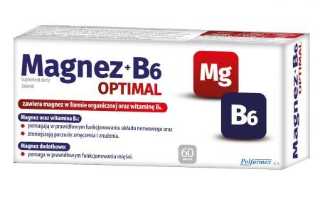 Magnez + B6 Optimal 60 tabletek