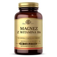 SOLGAR Magnez z witaminą B6 100 tabletek