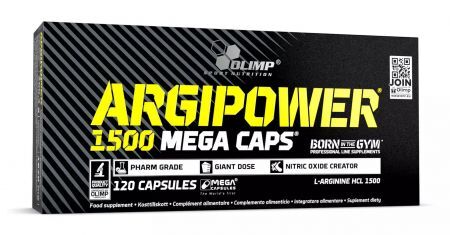 OLIMP SPORT ArgiPower 1500 mg Mega Caps 120 kapsułek