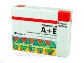 Vitaminum A+E Medana40  kaps.2500j.m.+0,2g