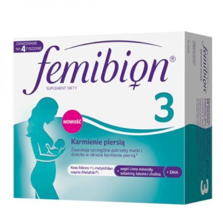 FEMIBION 3 Karmienie piersią 28 tabletek + 28 kapsułek