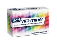 Acti Vita-miner zestaw witamin i minerałów 60 tabletek