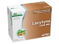 Lecytyna 1200 mg APTEO 40 kapsułek