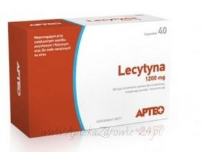 Lecytyna 1200 mg APTEO 40 kapsułek