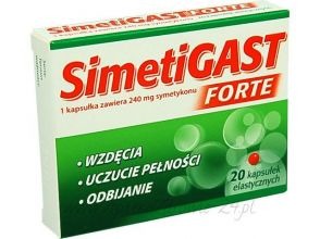 Simetigast Forte kaps.elast. 0,24g 20kaps.