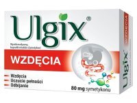 Ulgix Wzdęcia 80 mg 100 kapsułek