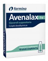 Czopki glicerolowe 2 g 10 czopków AVENALAX