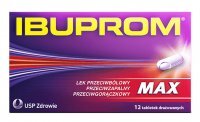 Ibuprom Max 400 mg tabletki drażowane 12 sztuk
