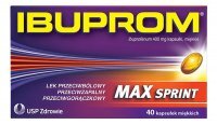 Ibuprom Max Sprint 400 mg 40 kapsułek
