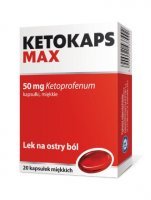 Ketokaps Max 50 mg 20 kapsułek