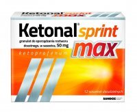 Ketonal Sprint Max 50 mg 12 saszetek