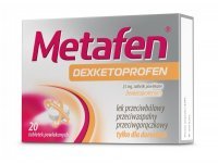 Metafen Dexketoprofen 0,025g 20 tabletek