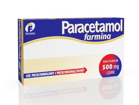 Paracetamol Farmina 500mg 10 czopków