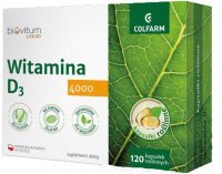 Biovitum LiQuid Witamina D3 4000 120 kapsulek Colfarm