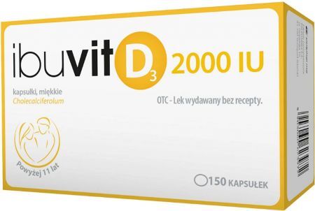 Ibuvit D3 2000 IU 150 kapsułek