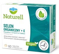 NATURELL Selen organiczny + E 60 tabletek do ssania