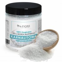 e-FIORE Sól Lecznicza KARNALITOWA z minerałami z MORZA MARTWEGO 500g