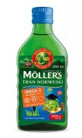 Moller's Tran Norweski o aromacie owocowym 250 ml