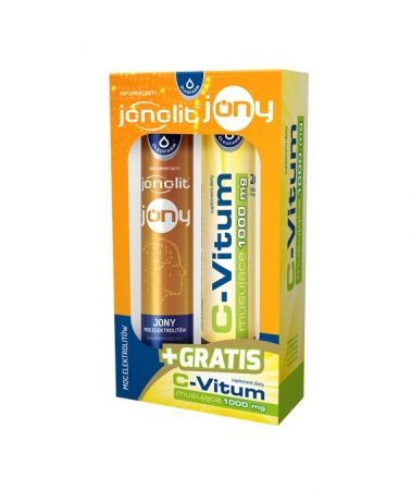 Jonolit Jony + C-Vitum 1000 mg 20+20 tabletek musujących GRATIS OLEOFARM