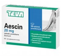 Aescin 20 mg 30 tabletek dojelitowych