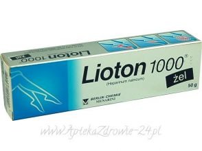 Lioton żel 8,5 mg(1000j.m.) 50 g