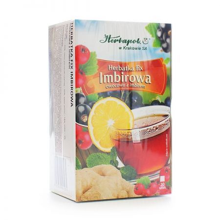 Herbatka fix IMBIROWA 20 torebek HERBAPOL KRAKÓW